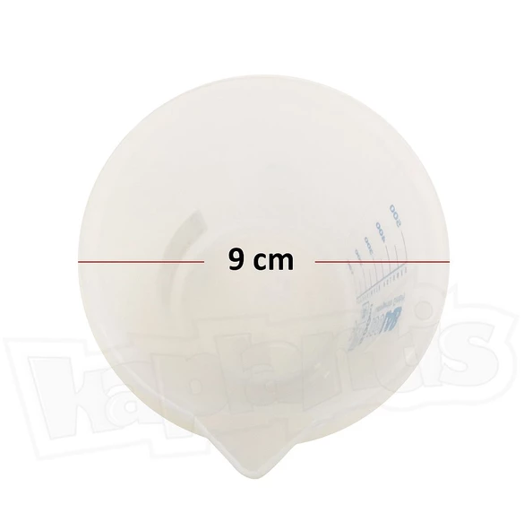 ISOLAB 500ml Ölçü Kabı Beher Mavi Skala - Resim 3