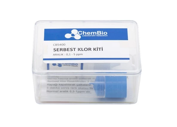 ChemBio Serbest Klor Test Ölçüm Kiti ürün görseli 1