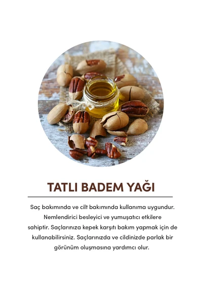 From Natura Organik Tatlı Badem Yağı 30 ml - Resim 3
