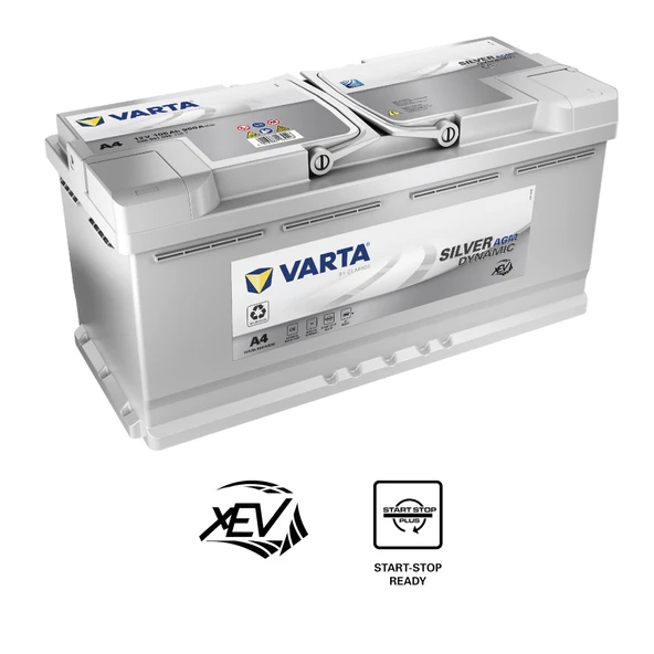 VARTA A4-H15 105AH START STOP AGM AKÜ ürün görseli 1