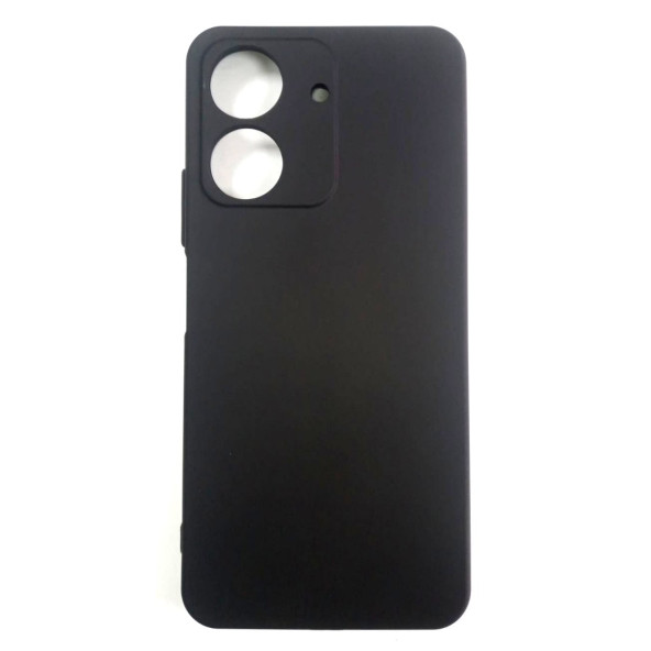 Xiaomi Redmi 13C Ruber Case Yumuşak Slikon Kılıf Siyah ürün görseli 1