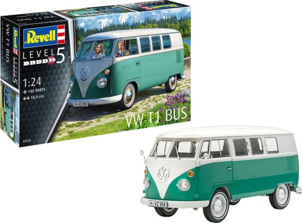 Revell Model Set Vw T1 Bus VBA67675 - Resim 2