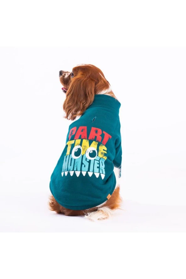 Pawstar Köpek Green Monster Jacket Large Sırt33cm Göğüs46cm Boyun30cm ürün görseli 1