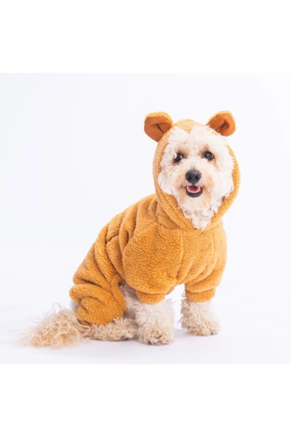 Pawstar Köpek Brown Kahverengi Koala Rompers Tulum Large Sırt33cm Göğüs46cm Boyun30cm ürün görseli 1