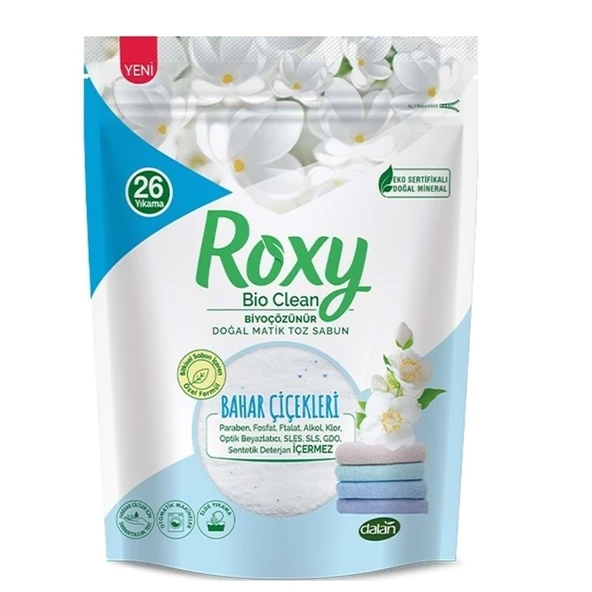 Dalan Roxy Bio Clean Matik Sabun Tozu 800GR Bahar Çiçekleri (26 Yıkama) ürün görseli 1