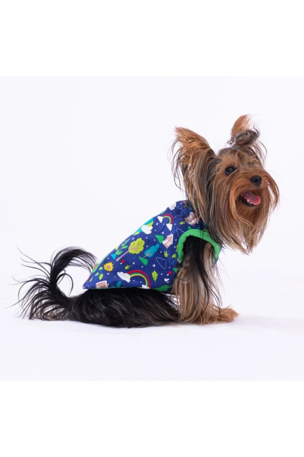 Pawstar Köpek T-Shirt World 2XLarge Sırt43cm Göğüs58cm Boyun38cm ürün görseli 1