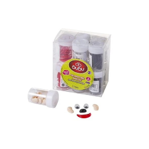 BU-BU Kaş-Burun-Ağız-Kulak-Göz Set 12li pk ürün görseli 1