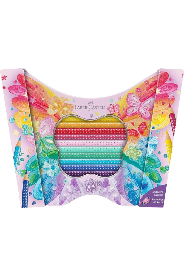 Faber Castell Sparkle Boya Kalemi 20 'li Kelebek Kutulu Boya Seti ürün görseli 1
