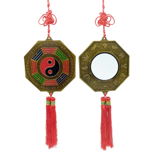 Çin Feng Shui Bagua Ayna 12x40 cm ürün görseli 1