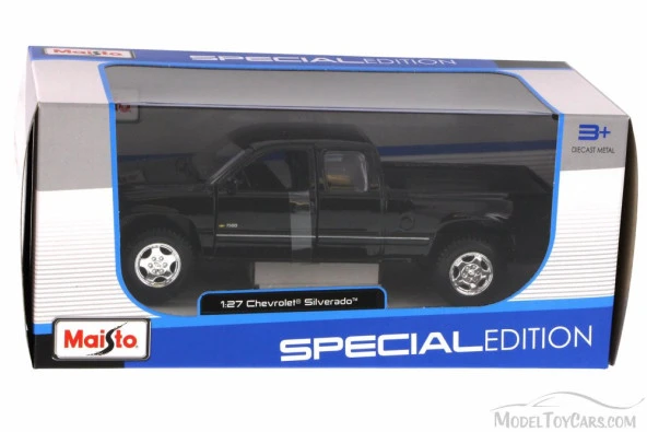 Maisto Chevrolet Silverado 1/27 Siyah Model Araba ürün görseli 1