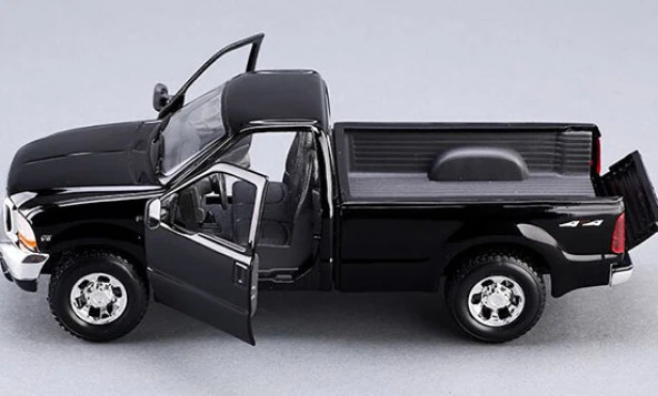 Maisto Chevrolet Silverado 1/27 Siyah Model Araba - Resim 2