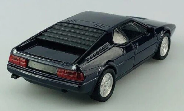 Welly Bmw M1 Dark Blue 1:24 Model Araba - Resim 3