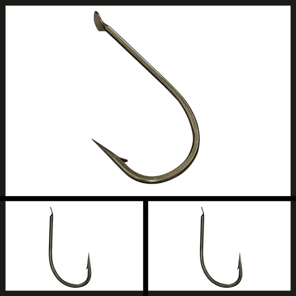 Uyguna-Yakala 10 Adet Fishack 505 Bronz Olta İğnesi No: 9-GNE.017 ürün görseli 1