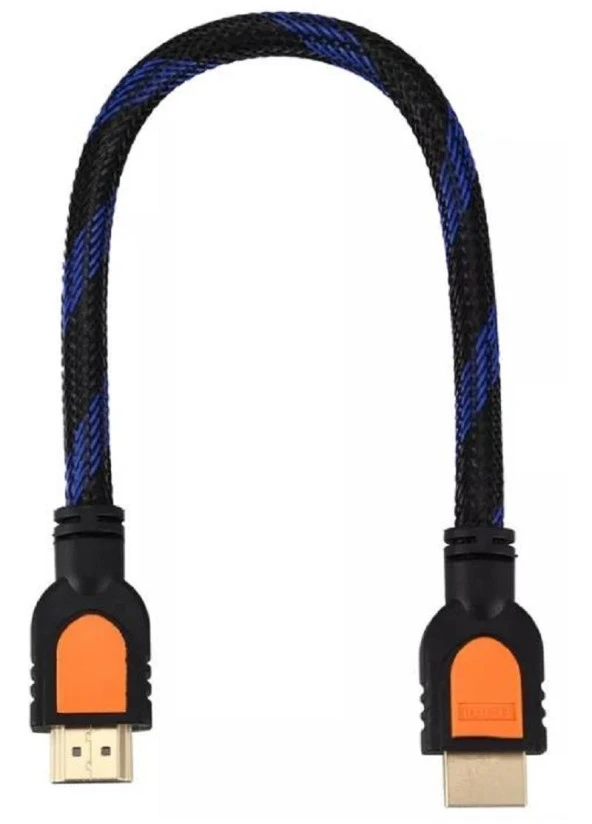 Ancheyn HDMI to HDMI Altın Uçlu Erkek Erkek HDMI Kablosu 50 cm Ara Kablo 5036 ürün görseli 1