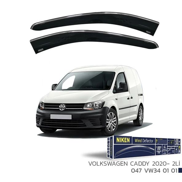 NİKEN Vw caddy cam rüzgarlığı kromlu 2020 niken ürün görseli 1