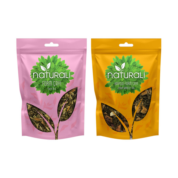 Naturali Fit Çay Paketi - Form Çayı 100 Gr - Kayısılı Form Çayı 100 Gr ürün görseli 1