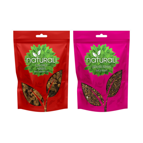 Naturali Vanilyalı Roybos 100 gr & Elma Tarçın Karanfil Çayı 100 gr ürün görseli 1