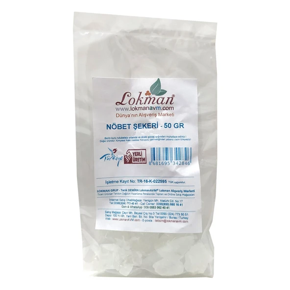 Nöbet Şekeri Doğal 50 Gr Paket - Resim 6