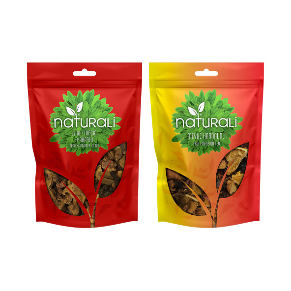 Naturali Meyve Karnavalı 100 gr & Elma Tarçın Karanfil 100 gr ürün görseli 1