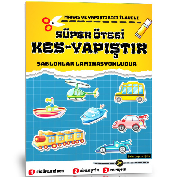 Süper Ötesi KES-YAPIŞTIR Seti (Laminasyonludur) ürün görseli 1