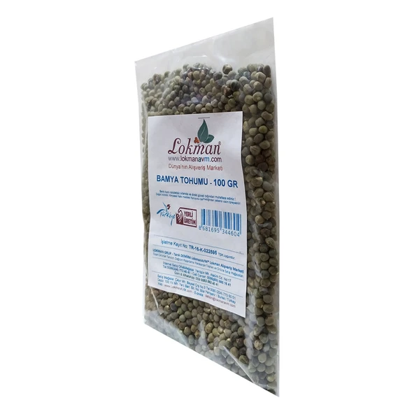 LokmanAVM Bamya Tohumu 100 Gr Paket - Resim 3