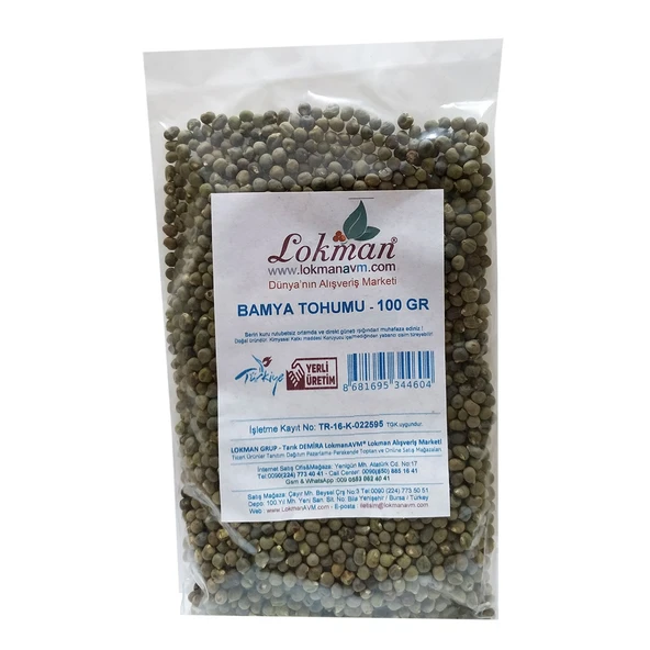 Bamya Tohumu 100 Gr Paket - Resim 2
