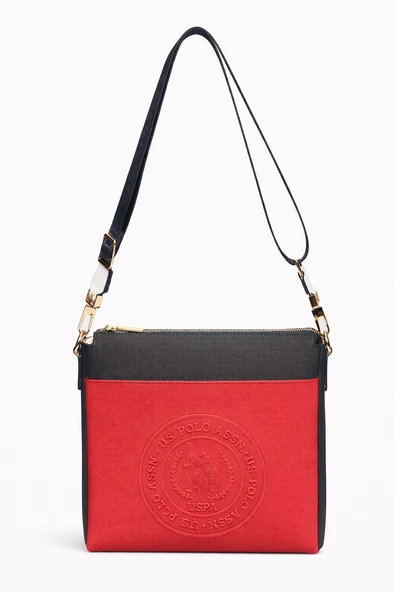 U.S. Polo Assn. Çapraz Askılı Kadın Çanta Lacivert-Kırmızı Us23311 ürün görseli 1