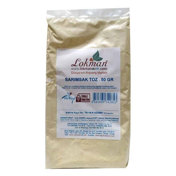 Sarımsak Toz 50 Gr Paket - Resim 2
