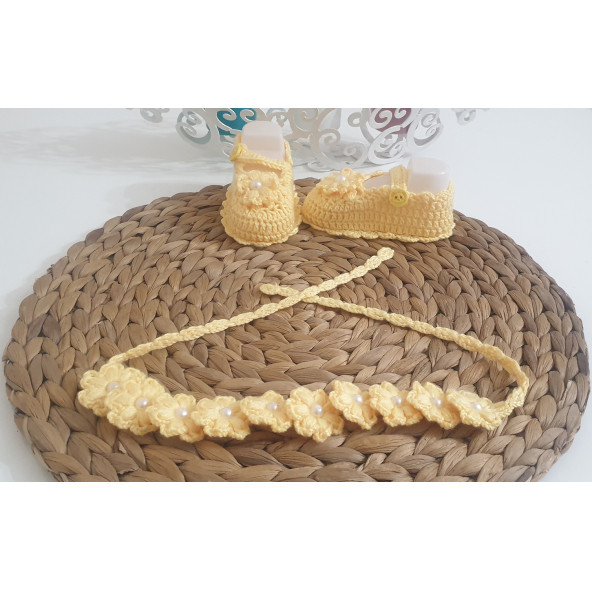 Sarı Yenidoğan Patik - Resim 2