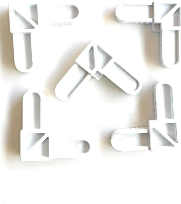 Mavitrend 10x20 mm Sineklik Köşe Takozu 10 Adet Beyaz Renkli ürün görseli 1