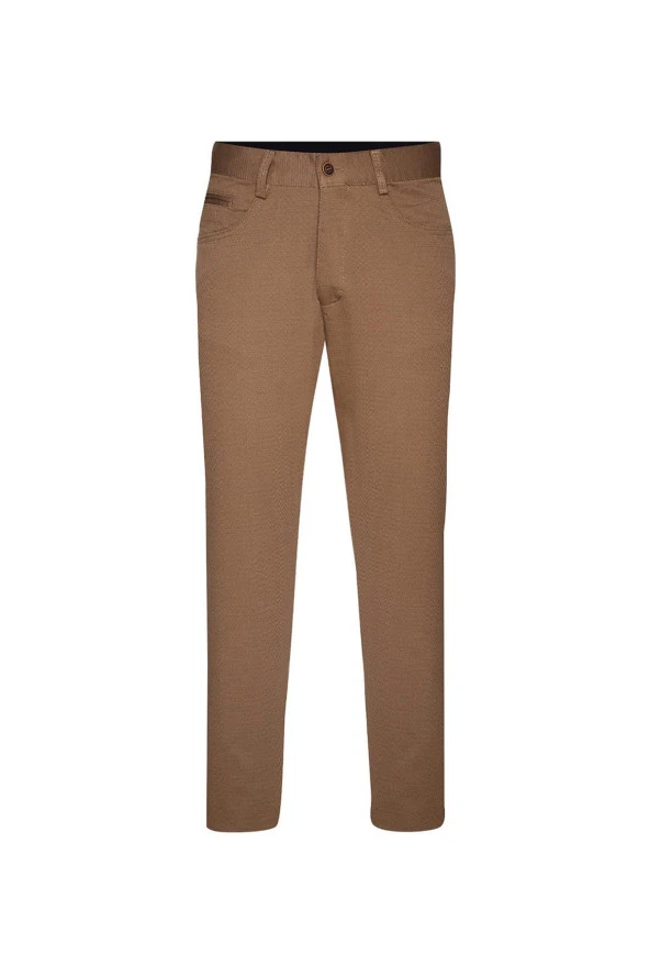 Normal Bel Normal Paça Regular Fit Açık Kahve Erkek Pantolon Pn2024000018 ürün görseli 1