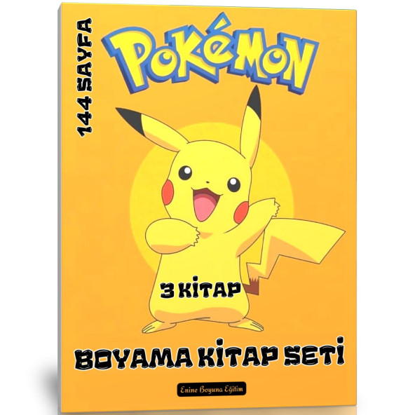 Pokemon Boyama Kitap Seti (3 Süper Kitap) ürün görseli 1