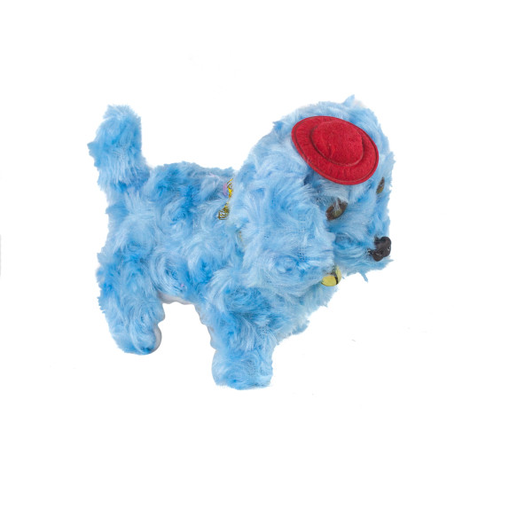 Oyuncak Pelüş Köpek Sevimli Köpek Sesli Hareketli Mavi ürün görseli 1