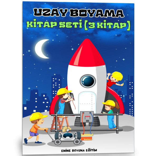Uzay Boyama Kitap Seti (3 Süper Kitap) ürün görseli 1