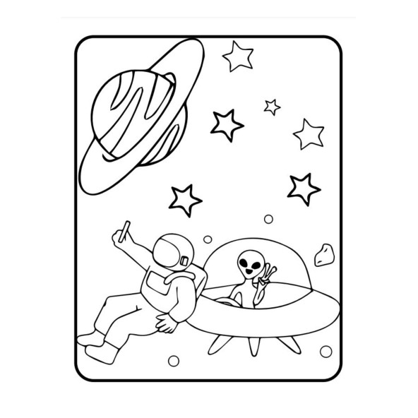 Uzay Boyama Kitap Seti (3 Süper Kitap) - Resim 2
