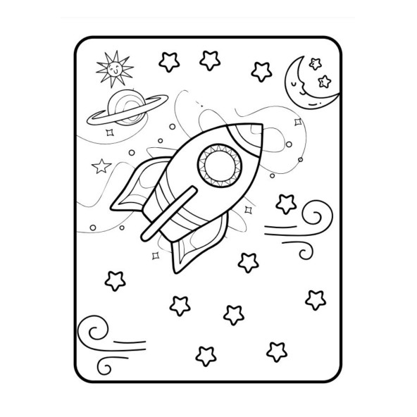Uzay Boyama Kitap Seti (3 Süper Kitap) - Resim 4