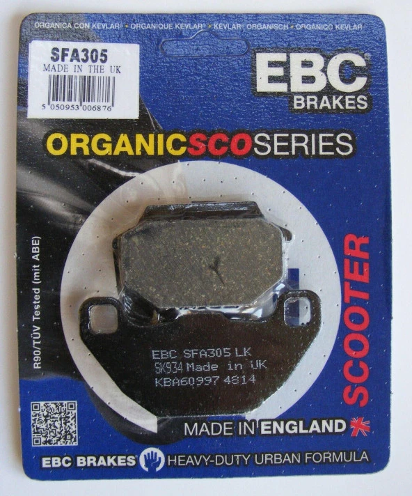 Ebc Sfa305 2005-2015 Kymco People S 200i Uyumlu Ön Fren Balatası Organik Balata ürün görseli 1