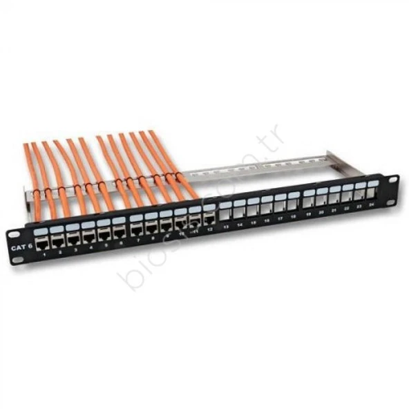 URANIUM  U-PMDLR PP-UB24-3824L 24 PORT CAT6 BO? PATCH PANEL ürün görseli 1