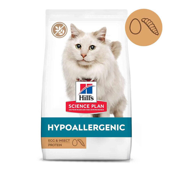 Hills Hypoallergenic Yumurta ve Böcek Proteinli 1,5kg Kedi Maması Hipoalerjenik kedi ürün görseli 1