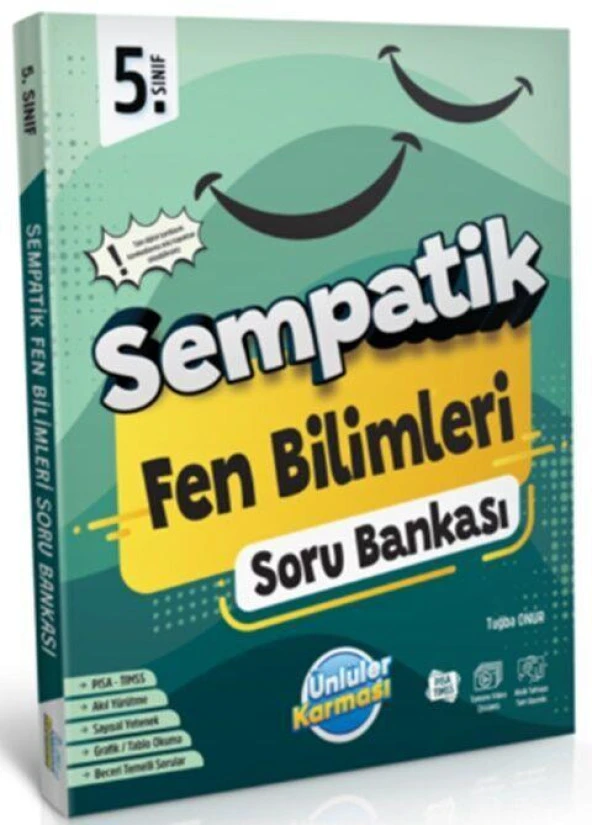 5. Sınıf Fen Bilimleri Sempatik Soru Bankası Ünlüler Karması ürün görseli 1
