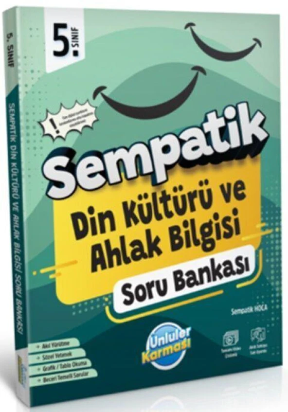 5. Sınıf Din Kültürü ve Ahlak Bilgisi Sempatik Soru Bankası Ünlüler Karması ürün görseli 1