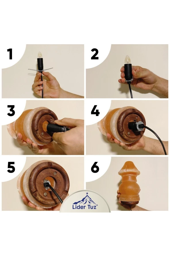 Himalaya Tuz Lambası Ananas Şeklinde - Resim 3