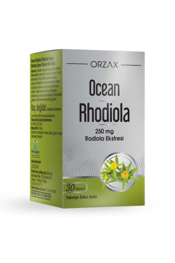 Ocean Rhodıola 250 Mg 30 Kapsül ürün görseli 1