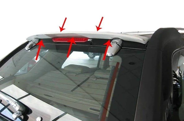 Kia Sportage Uyumlu 3 Spoiler Cam Üstü Gt 2004-2010 ürün görseli 1