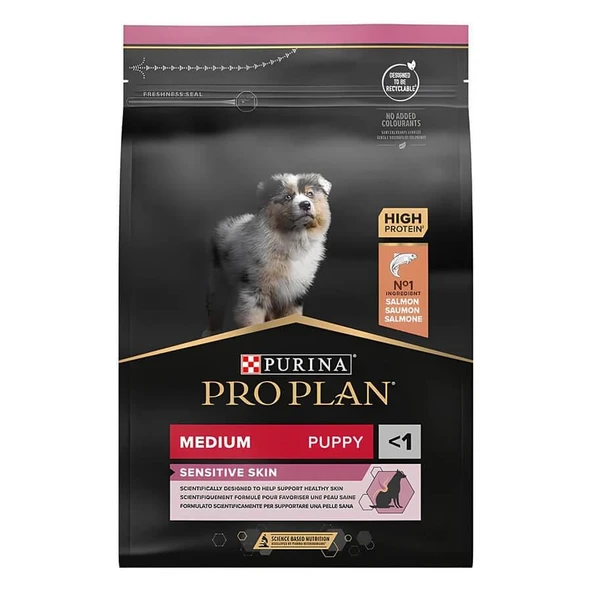 Proplan Puppy Sensitive Somonlu Yavru Kuru Köpek Maması 3 Kg ürün görseli 1
