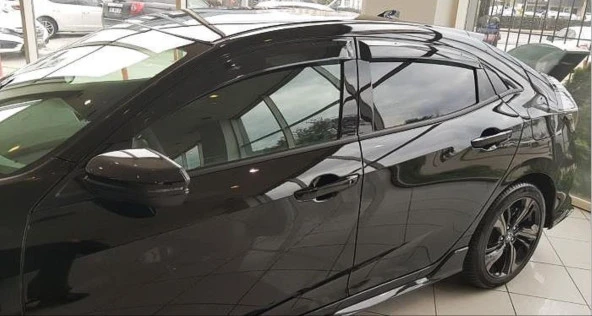 Honda Civic Uyumlu Fk7 2016-2020 Hatchback Cam Rüzgârlığı ürün görseli 1