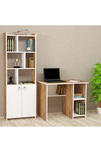 Kalender Dekor Avel Mayra 90 Cm Çalışma Masası Takımı Avm02 ürün görseli 1