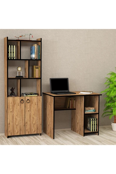 Kalender Dekor Avel Mayra 90 Cm Çalışma Masası Takımı Avm04 ürün görseli 1