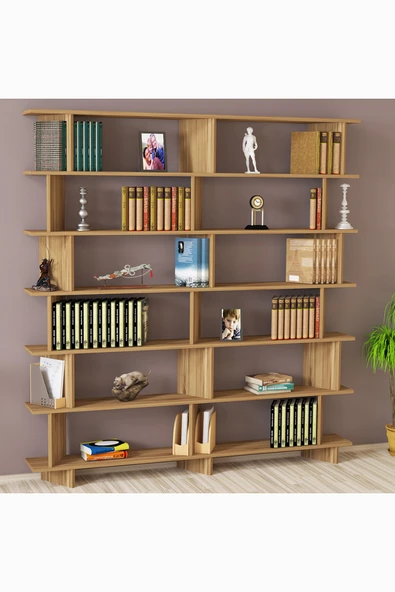 Kalender Dekor Azure-180 Raflı Kitaplık ürün görseli 1