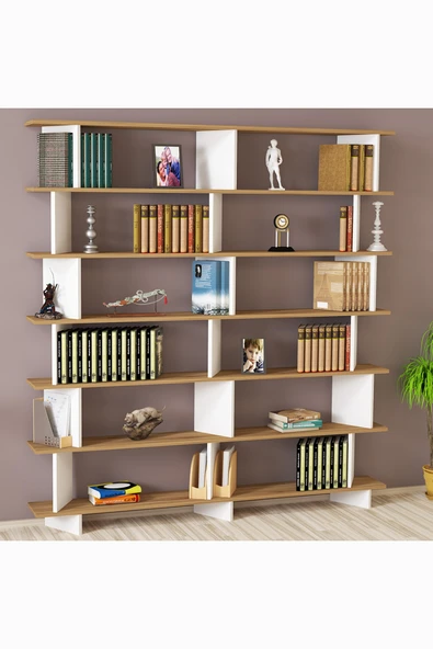 Kalender Dekor Azure-180 Raflı Kitaplık ürün görseli 1